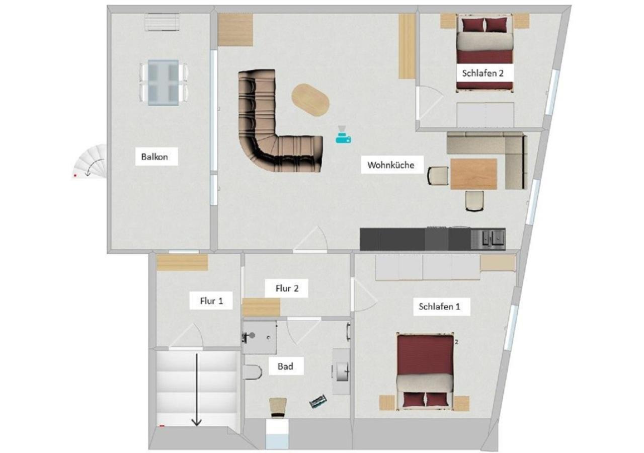 Bärnau Ferienwohnung Brigitte Frank מראה חיצוני תמונה